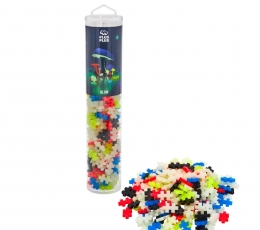 Plus Plus kонструктор, светящийся в темноте, 240 деталей