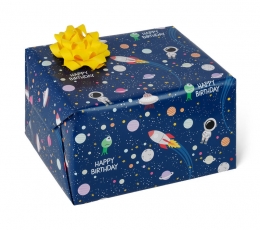 Подарочная упаковочная бумага "Space" (70х200 см)