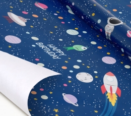Подарочная упаковочная бумага "Space" (70х200 см) 1