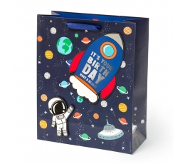 Подарочный пакет "Space" (26,5х32,5х11,5 см)