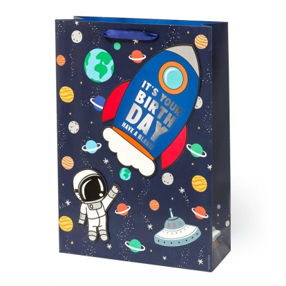 Подарочный пакет "Space" (31х43х11,5 см)