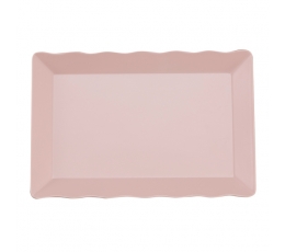 Поднос меламиновый, розовый (20x30 см)