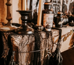 Подсвечник "Черная тыква" (3,7х6 см) 1