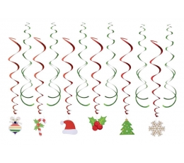 Подвесные украшения "Новогодние украшения" (12 шт.)