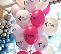 Рекламные шары с логотипом "Фонд Р. Каукенаса