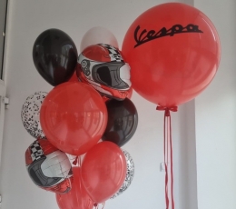 Рекламные шары с логотипом "Vespa''