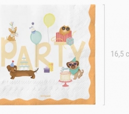 Салфетки «Щенячий день рождения» (20 шт.) 3