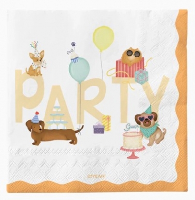 Салфетки «Щенячий день рождения» (20 шт.)