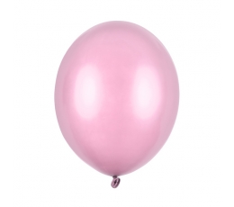 Шарик, перламутровый розовый (30 cm/Party Deco)
