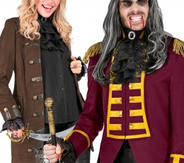 Шейный платок с манжетами, черный 3