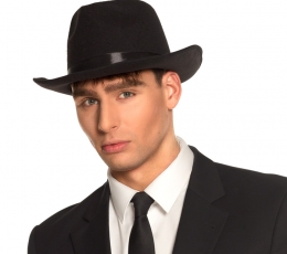 Шляпа, черная 1