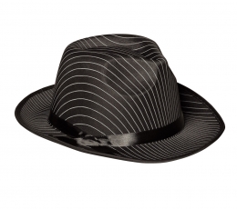 Шляпа гангстера, черная