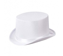 Шляпа - цилиндр, белая