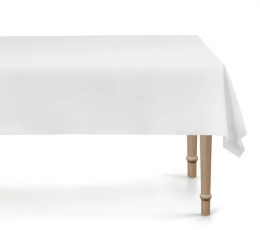 Скатерть, белая (137x183 см)