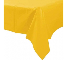 Скатерть , ярко желтая(137x274 см)