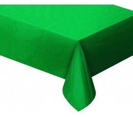 Скатерть, зеленая с металлическим блеском (137x183 см)