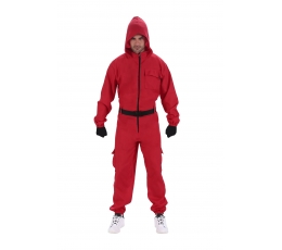 Squid Game костюм смотрителa (190 cm), красный