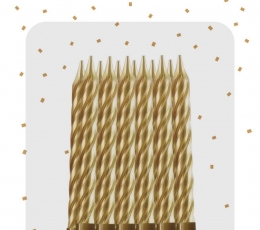 Свечи - Золотые (10 шт.) 1