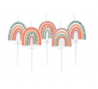 Свечки "Радуга" (5 шт.)