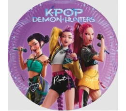 Тарелки "K-POP Demon Hunters" (8 шт./20 см)