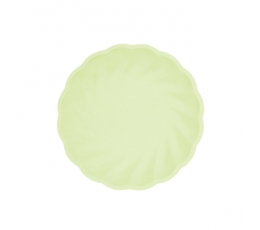 Тарелки круглые зеленые (6 шт./18,8 см) 