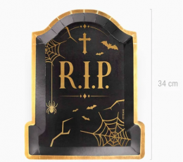 Тарелки-подносы "R.I.P." (2 шт. / 34x27 см) 1 Тарелки-подносы "R.I.P." (2 шт. / 34x27 см) 1