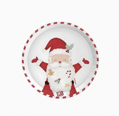 Тарелки "Santa Claus" (6 шт./17 см)
