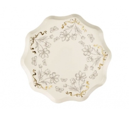 Тарелки "Цветы с лентами" (6 шт./20 см)