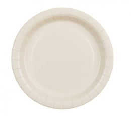 Тарелочки, сливочный (6 шт./18 см)