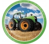 Тарелочки "Тракторы" (8 шт/ 22 см)