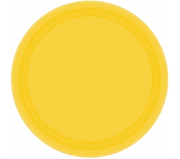 Тарелочки, желтый (8 шт./17 cm)