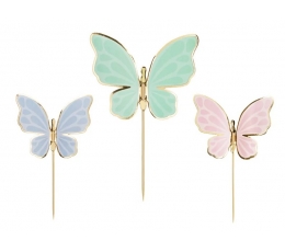 Украшения для торта «Бабочки» (9 шт.)