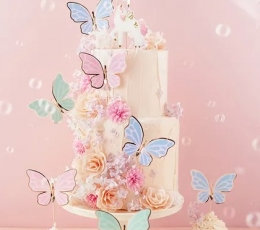 Украшения для торта «Бабочки» (9 шт.) 2