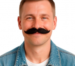 Усы, в форме 1