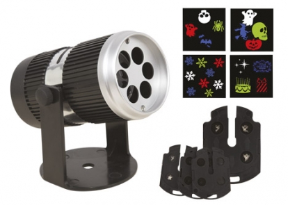 Внутренний светодиодный проектор (с 4 дизайнерскими фильтрами)