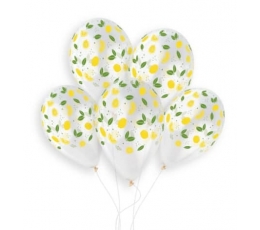 Воздушные шарики "Лимоны" (5 шт./30 см)