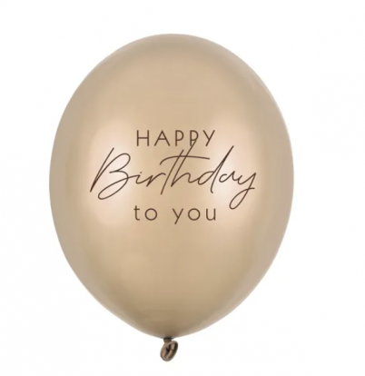 Воздушный шар "Happy Birthday to You" (30 cm/Party Deco)