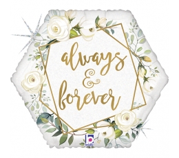 Воздушный шар из фольги "Always & Forever" (46 см)