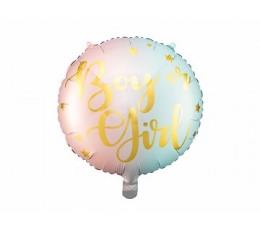 Воздушный шар из фольги "Boy or girl" (35 см)