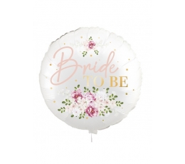 Воздушный шар из фольги "Bride to be flowers" (46 см)