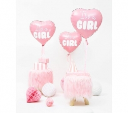 Воздушный шар из фольги  "It's a girl" (45 см) 1