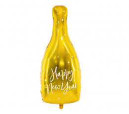 Воздушный шар из фольги "Новогоднее шампанское" (32х82 см).