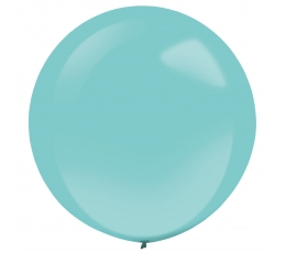 Воздушный шар, круглый бирюзового цвета (61 см)