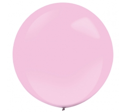 Воздушный шар, круглый светло розовый (61 см)