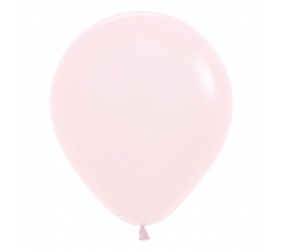 Воздушный шар, пастельно-розовый (45 см)