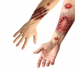 Временные татуировки с укусом оборотня