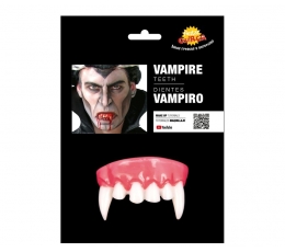 Зубы вампира с клыками