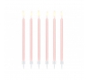 Свечки, розовые (12 шт. / 14 см)