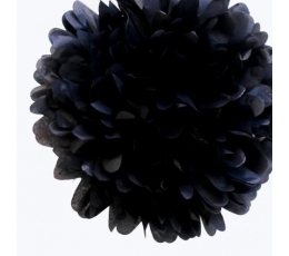 Papīra bumba, melna (2 gab./19 cm)