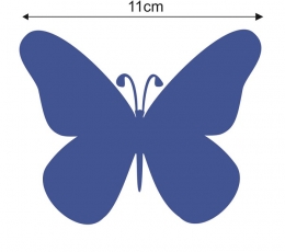 Бабочки, синие (20 шт. / Л) 3